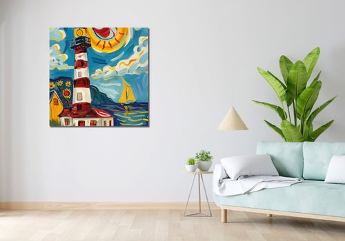 Obraz 90x90cm Żywa Przystań na Arena.pl