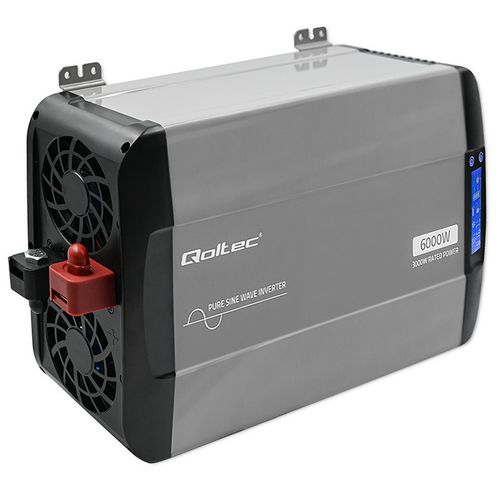 Qoltec przetwornica 12V/230V 3000W sinus na Arena.pl