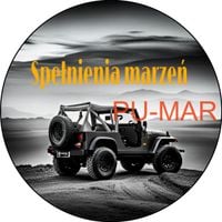 Opłatek na tort Jeep Terenówka Cherokee Tekst Gratis Urodziny 18 30 40 50