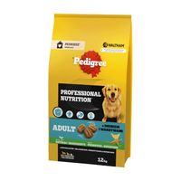 PEDIGREE ADULT PROFESSIONAL NUTRITION 12 KG Z DROBIEM I WARZYWAMI