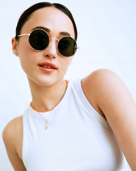 OKULARY PRZECIWSŁONECZNE LENONKI OKRĄGŁE MODNE STYLOWE SOCZEWKI FILTR UV400 zdjęcie 3