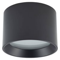 Nasufitowa lampa Maun 10482 IP54 łazienkowa okrągła czarna