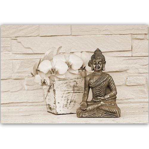 Deco Panel, Budda z kwiatkiem 4 60x40 na Arena.pl