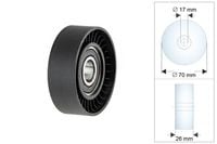 ROLKA PROWADZĄCA PASKA JEEP COMMANDER 2005 2006 2007 2008 2009 2010