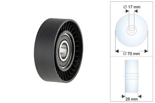 ROLKA PROWADZĄCA PASKA JEEP COMMANDER 2005 2006 2007 2008 2009 2010 na Arena.pl