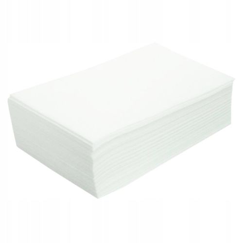 RĘCZNIK FRYZJERSKI 70x40 CIĘTY WŁÓKNINOWY BIAŁY 100 sztuk na Arena.pl