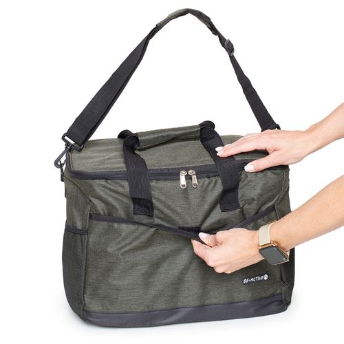 Duża Torba Termiczna 26,5L - Termoizolacyjna Na Zakupy Piknik Plażę na Arena.pl