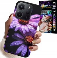 ETUI DO XIAOMI NOTE 14 4G - RÓŻOWA STOKROTKA KWIATY POKROWIEC CASE