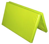 Materac dwuczęściowy z rzepami UNDERFIT 130 x 120 x 6 cm twardy seledynowy