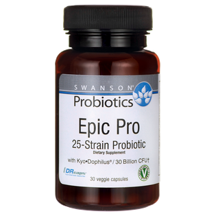 Epic Pro 25 Strain Probiotic DR 30 wegetariańskich kapsułek SWANSON