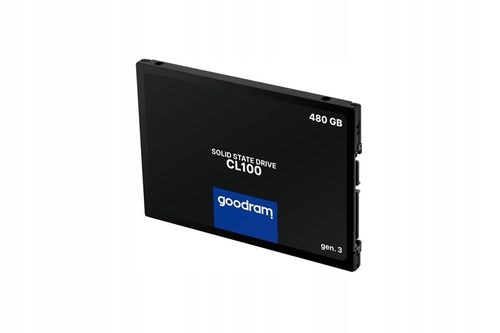 Dysk SSD GOODRAM CL100 480GB SATA III 2,5" GEN. 3 540/460 7mm 3D NAND Flash na Arena.pl