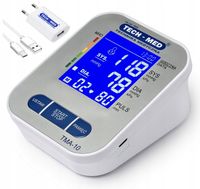 Ciśnieniomierz naramienny elektroniczny zasilacz USB-C arytmia Tech-Med