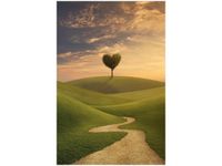 100 70CM OBRAZ PŁÓTNO DRZEWO SERCE PŁÓTNO RAMA