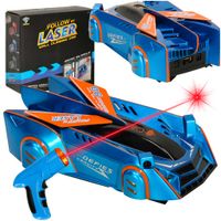 Samochód Zdalnie Sterowany Jeździ po Ścianach Pilot RC Laser LED 2 Tryby