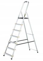 DRABINA ALUMINIOWA WOLNOSTOJĄCA 215CM 6 BRAKET
