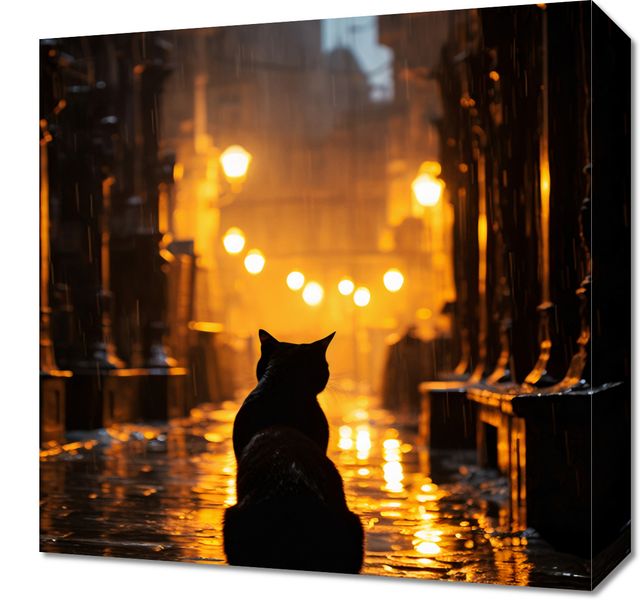 Obraz 40x40cm Samotna Wędrowczyni zdjęcie 1