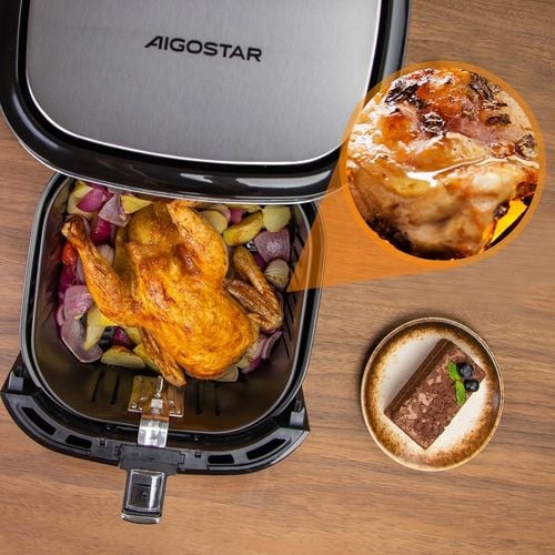 Frytkownica Beztłuszczowa XXL Aigostar Cube Air Fryer 1900W 7L na Arena.pl