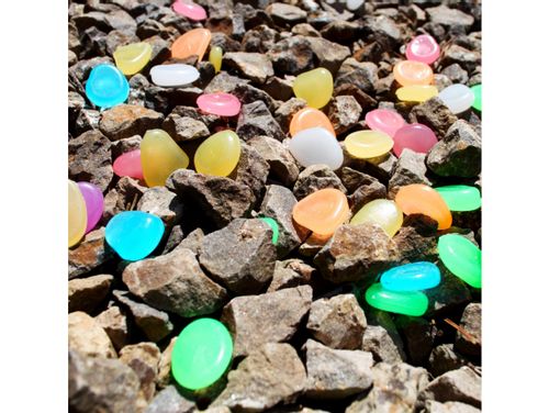 Kamienie świecące fluorescencyjne kamyki 100szt na Arena.pl