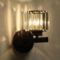 KINKIET ŚCIENNY CZARNY LAMPA ŚCIENNA WEWNĘTRZNY NOWOCZESNY LOFT E27