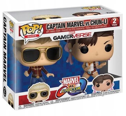 Funko POP! Marvel Captain Marvel vs Chun-Li 2pak na Arena.pl