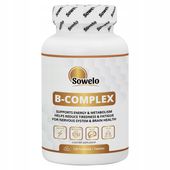 Witamina B Kompleks 120 Tabletek – Energia, Nerwy, Metabolizm – Sowelo