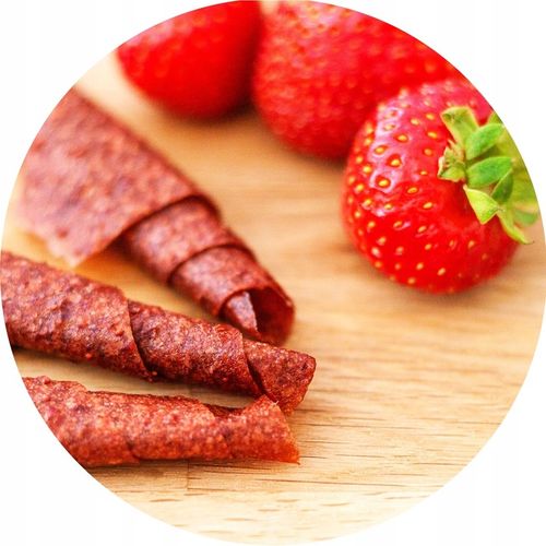 Rollsy truskawkowe wzbogacone witaminą D3 50g na Arena.pl