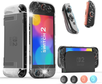 Etui Ochronne Dla Nintendo Switch 2 Przezroczysta Osłona TPU Grip Cover Etu