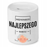 Skarbonka Dla Babci Wszystkiego Najlepszego Babciu Z Nadrukiem Ze Zdjęciem
