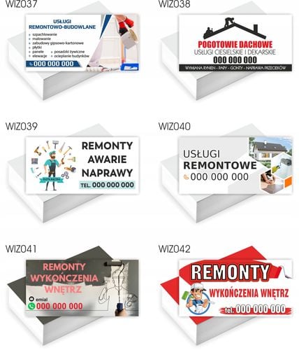 Wizytówki firmowe GOTOWY PROJEKT GRATIS 200 sztuk USŁUGI ELEKTRYCZNE na Arena.pl