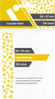 Przejrzyste wytrzymałe koszulki na karty Standard USA 56x87mm Rebel 100szt