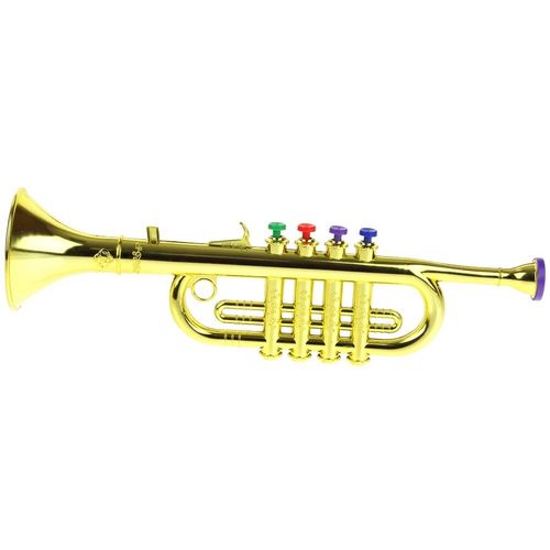 Trąbka dla Dzieci Instrument Muzyczny - Złota na Arena.pl