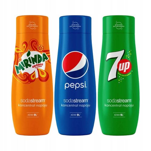 Syrop SodaStream Pepsi, Mirinda, 7up 3x440ml na Arena.pl