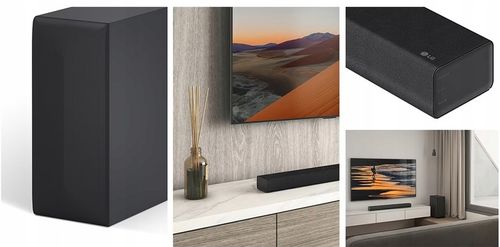 SOUNDBAR LG S60Q 300W 2.1 eARC 2xHDMI USB BLUETOOTH BEZPRZEWODOWY SUB PILOT na Arena.pl