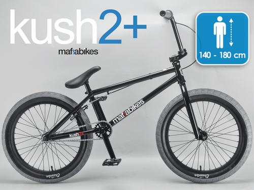 Rower BMX MAFIABIKES Kush2+ 20" Black na Arena.pl