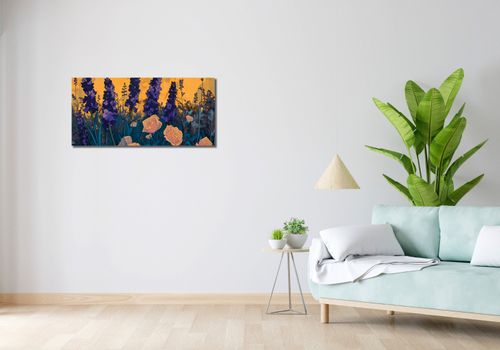 Obraz 90x40cm Złoty Ogród na Arena.pl