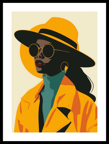 Plakat 29,7x42cm Żółta Stylowość zdjęcie 3