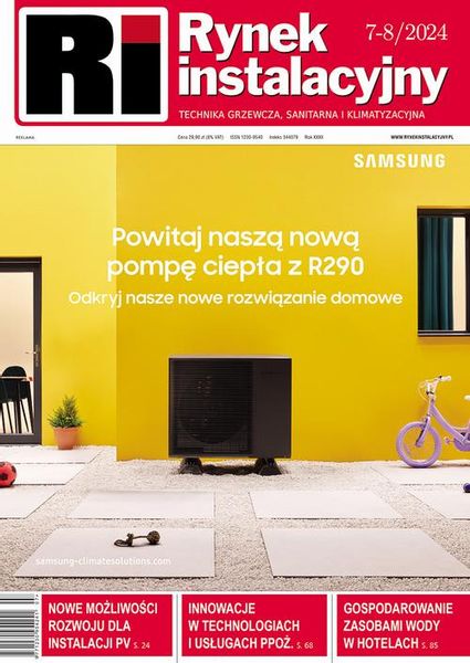 (pdf) Rynek Instalacyjny 7-8/2024 zdjęcie 1