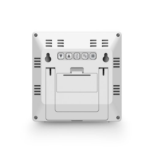 Stacja pogody Hama Palawan termometr higrometr zegar budzik - biała na Arena.pl