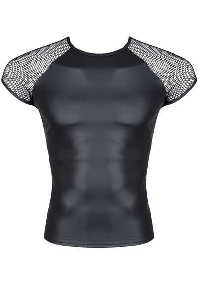 Męski T-Shirt Z Wetlooka Z Rękawem Z Elastycznej Siatki M zdjęcie 3