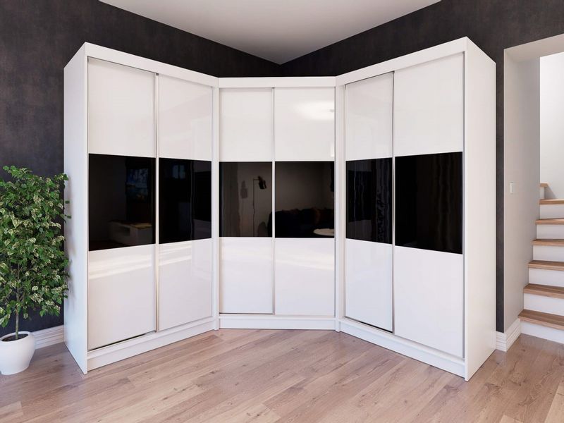 Garderoba Szafa Narożna PARIS drzwi przesuwne zdjęcie 1