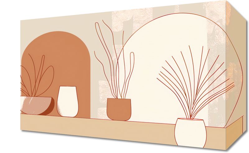 Obraz 30x20cm Widok Roślin zdjęcie 1