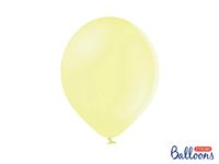 Balony pastelowe żółte jasne, 30 cm 10 szt.