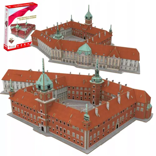 Puzzle 3D 105 elementów. Zamek Królewski w Warszawie na Arena.pl