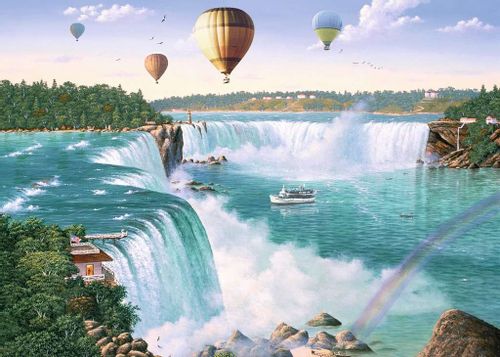 Puzzle 2D 1000 Elementów Wodospad Niagara na Arena.pl