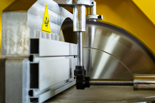 Półautomatyczna przecinarka Piła tarczowa do cięcia profili 500mm ze stołam na Arena.pl