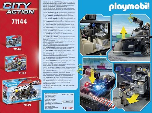 PLAYMOBIL CITY ACTION 71144 POJAZD TERENOWY JEDNOSTKI SPECJALNEJ zestaw +5 na Arena.pl
