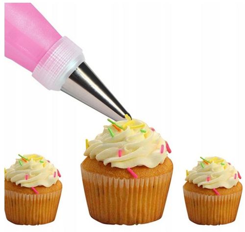 Tylki Cukiernicze 2x RĘKAW CUKIERNICZY DEKORATOR TORTÓW Skrobka Tortu 24 el na Arena.pl