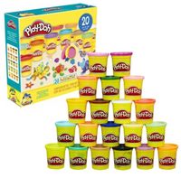 CIASTOLINA DUŻY ZESTAW MASY PLASTYCZNEJ XXL 20 KOLORÓW TUB PLAY-DOH PLAYDOH