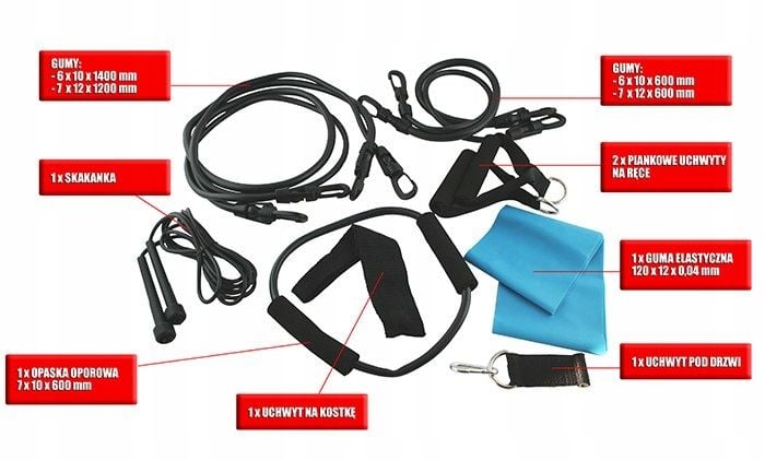 TX02 ZESTAW DO ĆWICZEŃ SIŁOWYCH zdjęcie 10