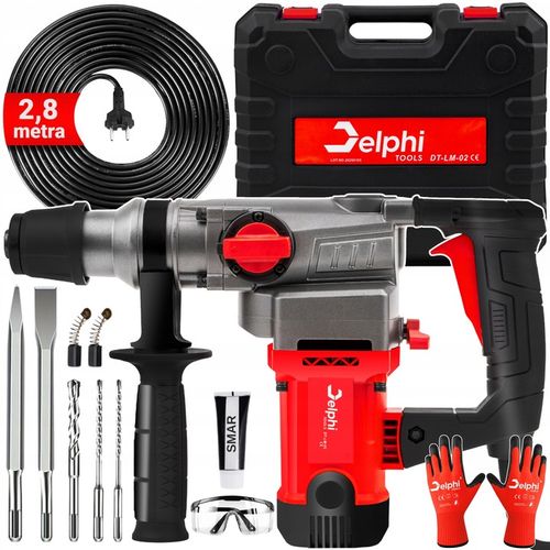 MŁOT UDAROWY MŁOTOWIERTARKA WIERTARKA UDAR SDS+ 2200W + kabel 2,8m na Arena.pl